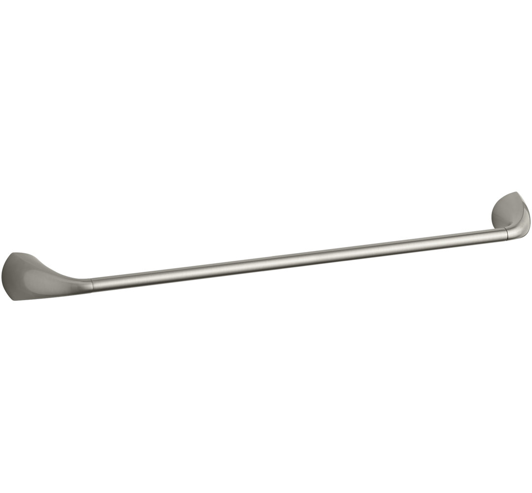 Alteo® Wall Mounted Towel Bar Kohler Size: 24"W Finish: Vibrant Brushed Nickel