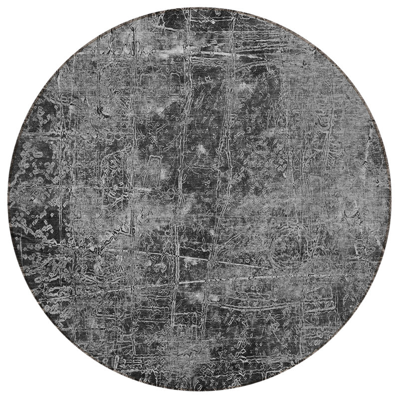Tapis d'intérieur rond 8 po