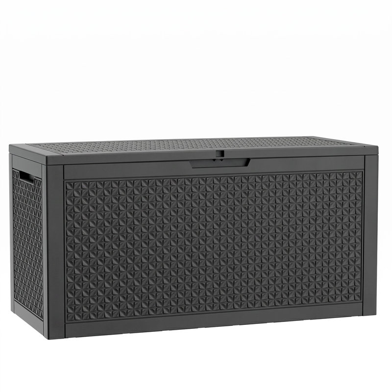 Boîte de rangement en résine Emperic Design, Black
