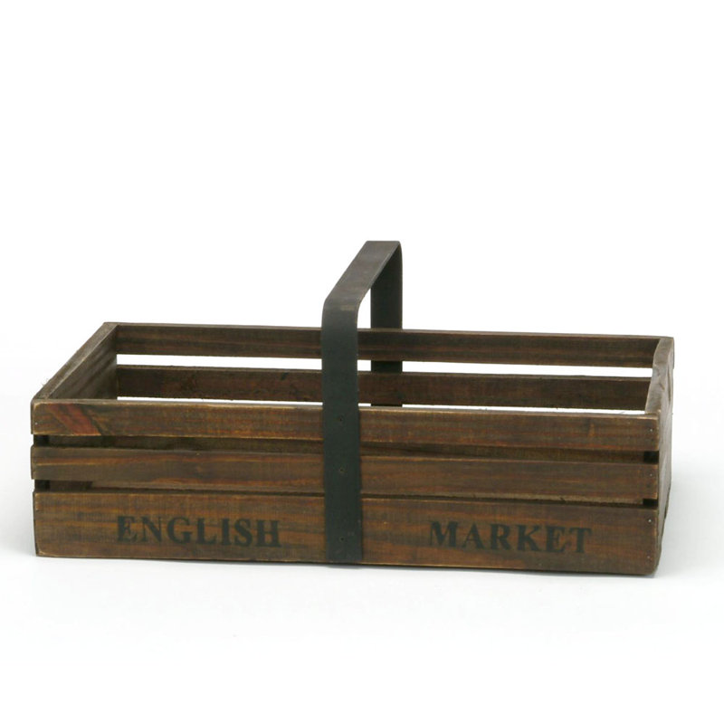 Red Barrel Studio Solid Wood Basket