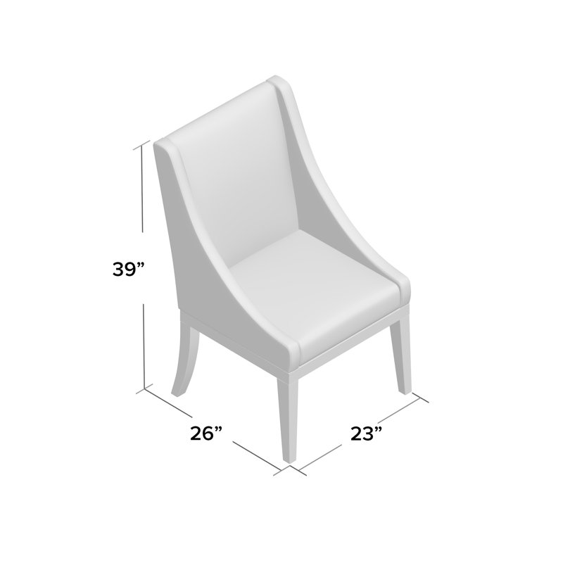 Morris Upholstered Club Chair, Cream Faux Leather