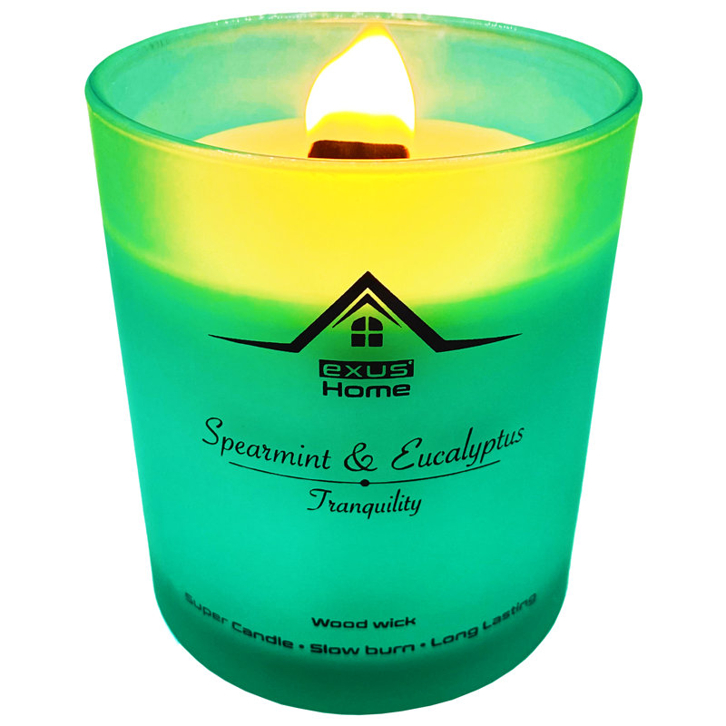 Spearmint & Eucalyptus Scented Jar Candle