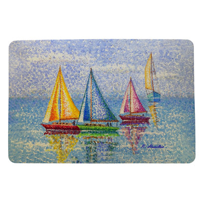 Tapis de porte intérieur antidérapant pour voiliers 26 po x 18 po