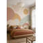 Sunburst papier peint abstrait mural amovible Boho-133492763-133492764