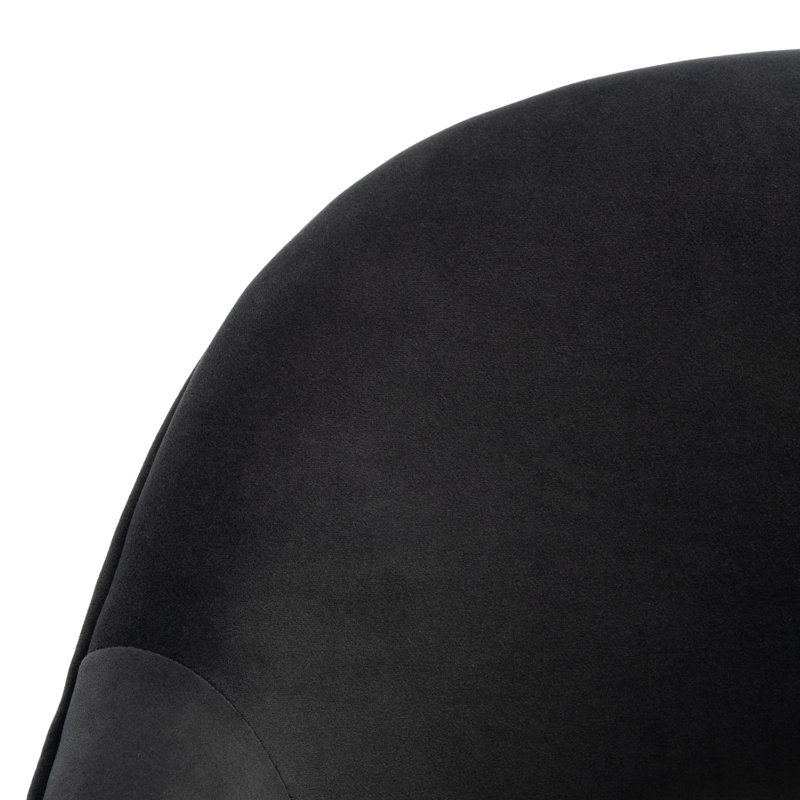 Maison Velvet Armchair, Black
