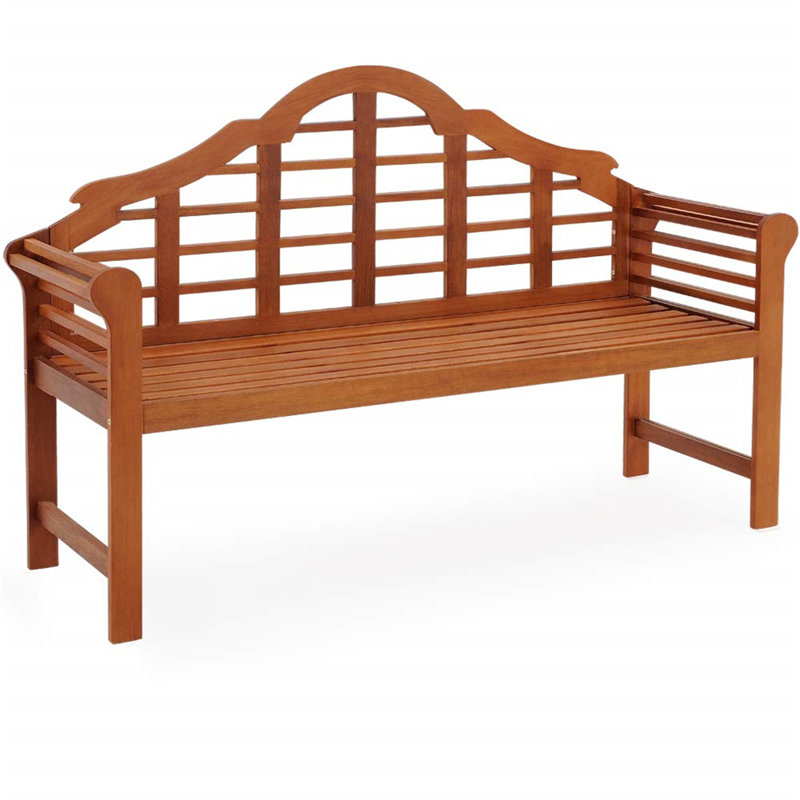 Glastenbury Solid Wood Eucalyptus Outdoor Bench