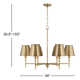 Freya Metal Dimmable Chandelier