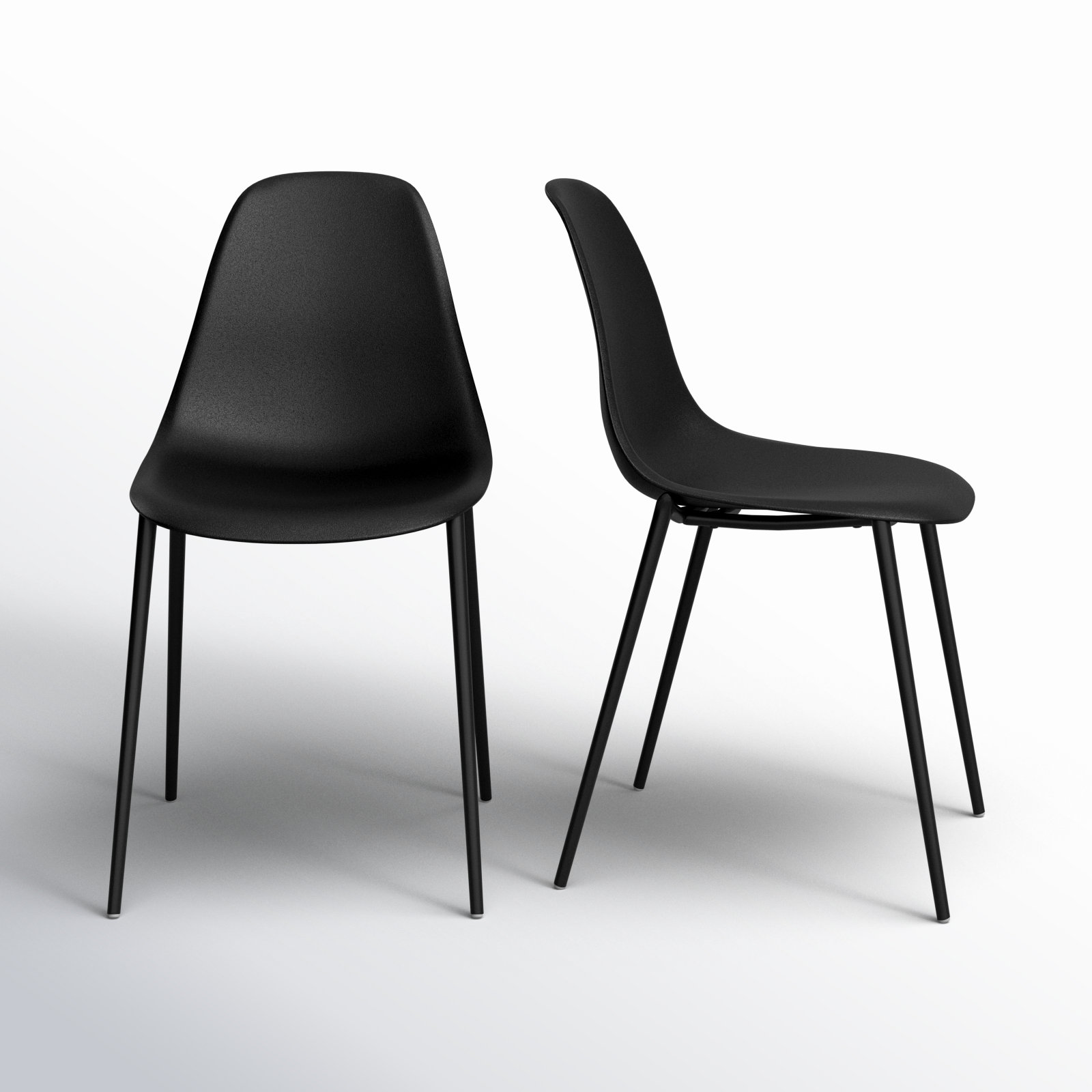 Isla Indoor/Outdoor Dining Chair, Black