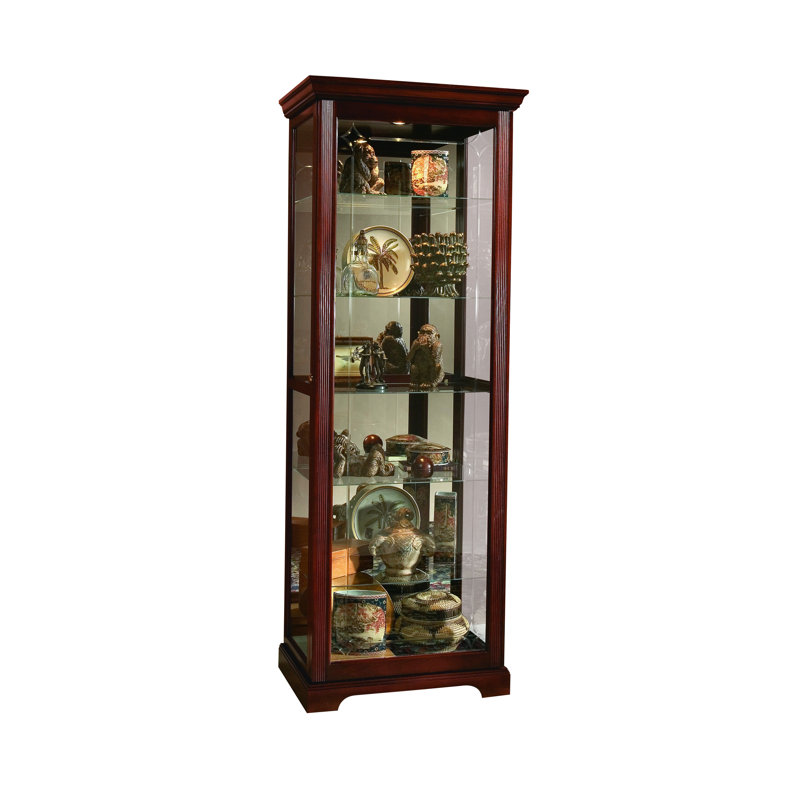 Armoire vitrée éclairée Spenser, Cerise victorienne