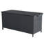 Blue Elephant 132.7cm W 408.8L Water Resistant Wicker Deck Box with Wheels-1915732358