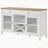 Brown and White 2-door Dining Sideboard