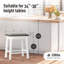 Jelissa Upholstered Counter Stool with Solid Wood Frame-551147443-538774924