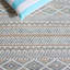 Tapis Wicker 152 en turquoise / beige-1378705141