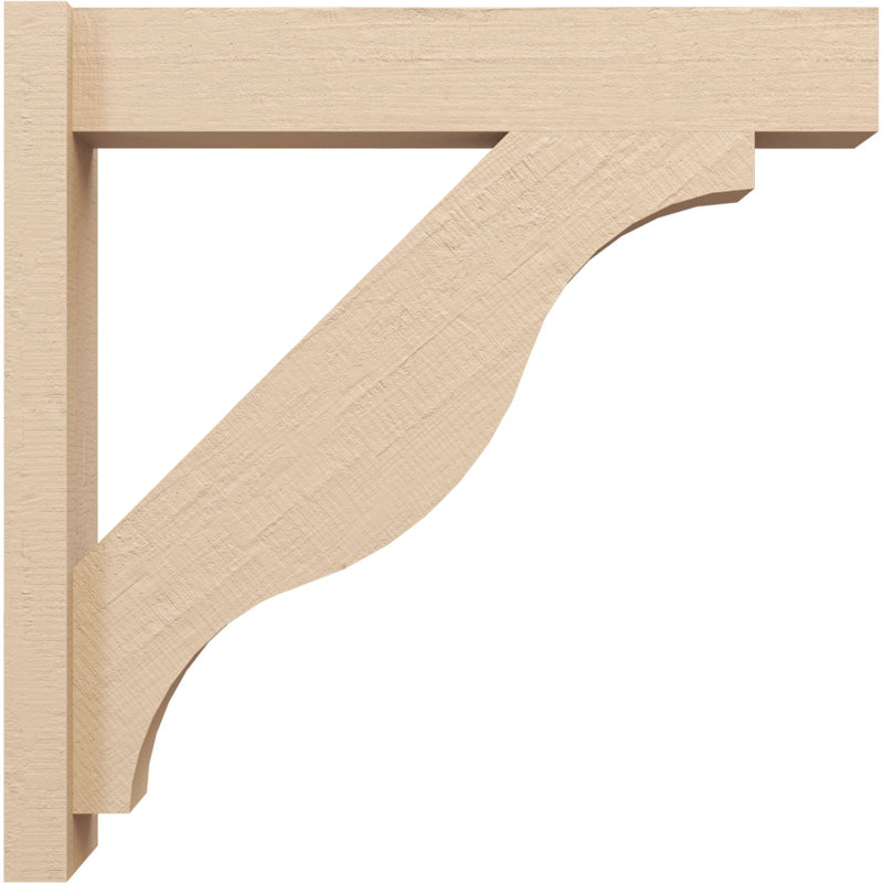 Bois de cèdre brut Funston Block TimberThane Perspector, brun clair apprêté, H 28 po x l 6 po x P 28 po