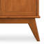 Buffet Mid-Century moderne à 3 portes avec tablettes réglables Draper