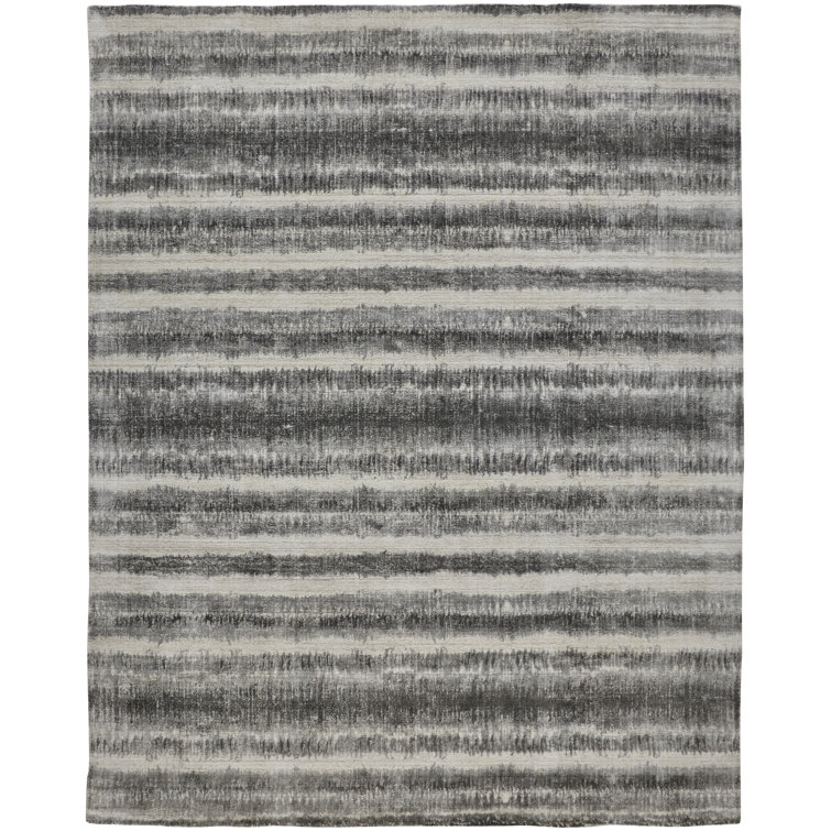 Performance Viscose Striped Indoor Rug