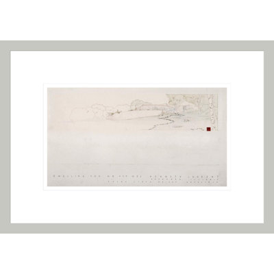 Laurent House by Frank Lloyd Wright - Framed Giclee Print