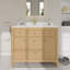 Ensemble de meuble-lavabo simple 42 po, comptoir, sous comptoir Pendry (1 trou)-134008968-134008970-134094193