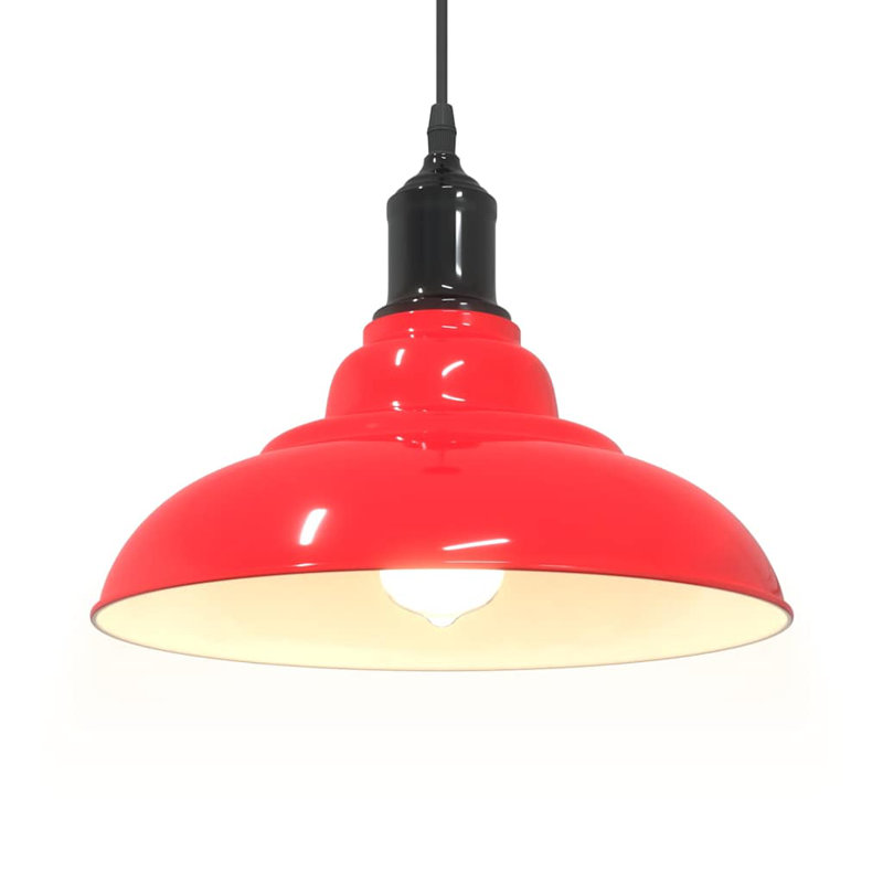 Adalinne 1 - Light Gloss Orange Pendant, Gloss Red