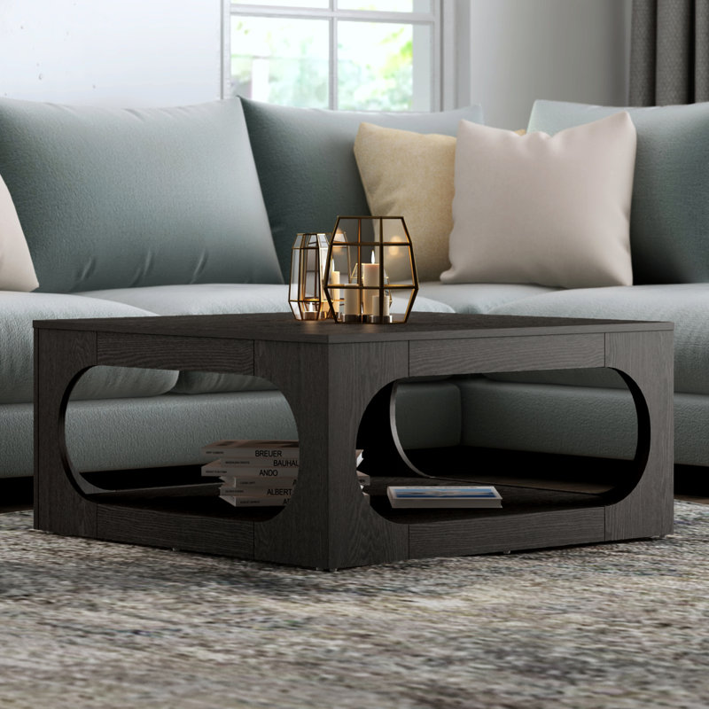 Table basse Inniss, Gris foncé