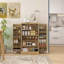 Armoire de rangement pour garde-manger de 41 po de hauteur avec 41 tablettes à 5 niveaux, 12 étagères à épices