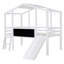 Lit mezzanine simple avec échelle et glissade