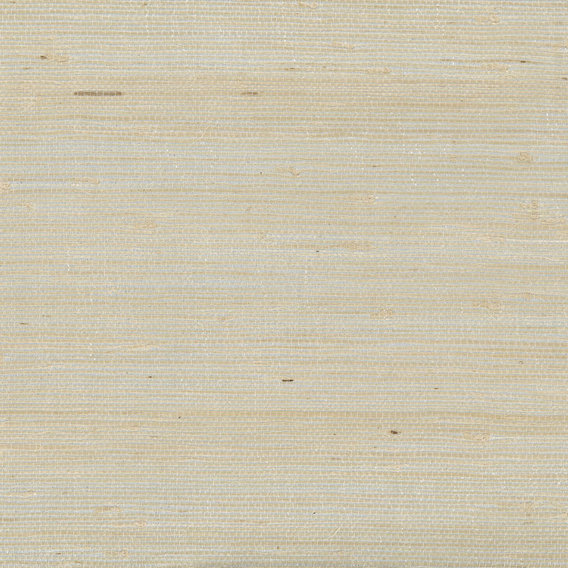 Jute fin avec papier peint argenté, Argent / Crème