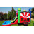 JumpOrange Ninja Commercial Grade Bounce House Water Slide with Splash Pool for Kids (with Blower)
