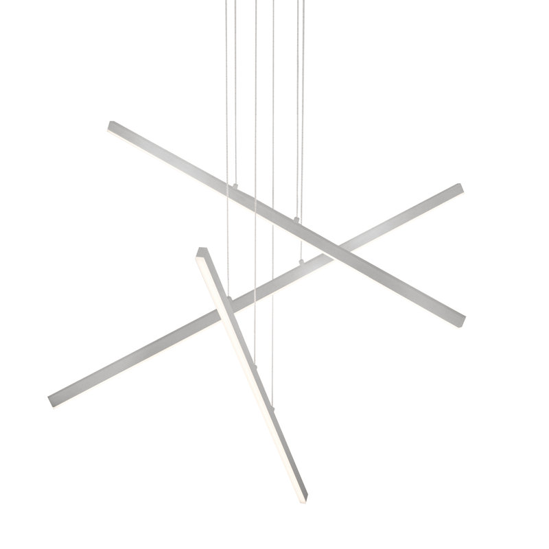 Vega 3 - Light LED Pendant, Brushed Nickel