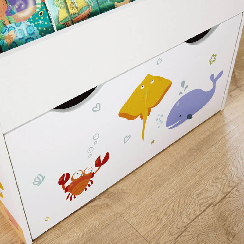 Sadeel 1 Drawer Bookcase Organiser