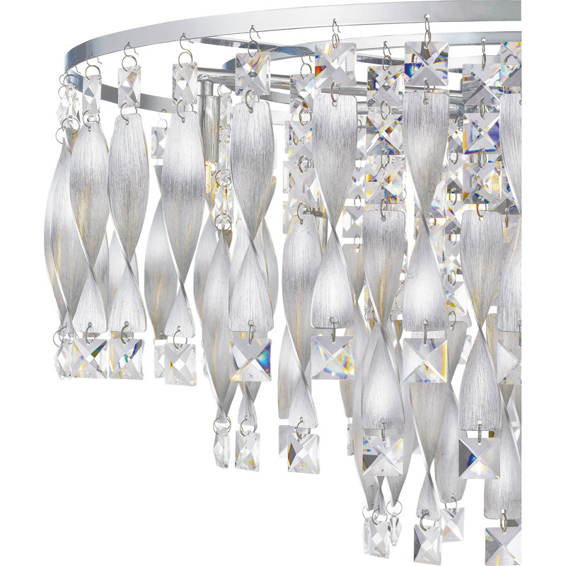 Tudor City 6 - Light Dimmable Tiered Chandelier