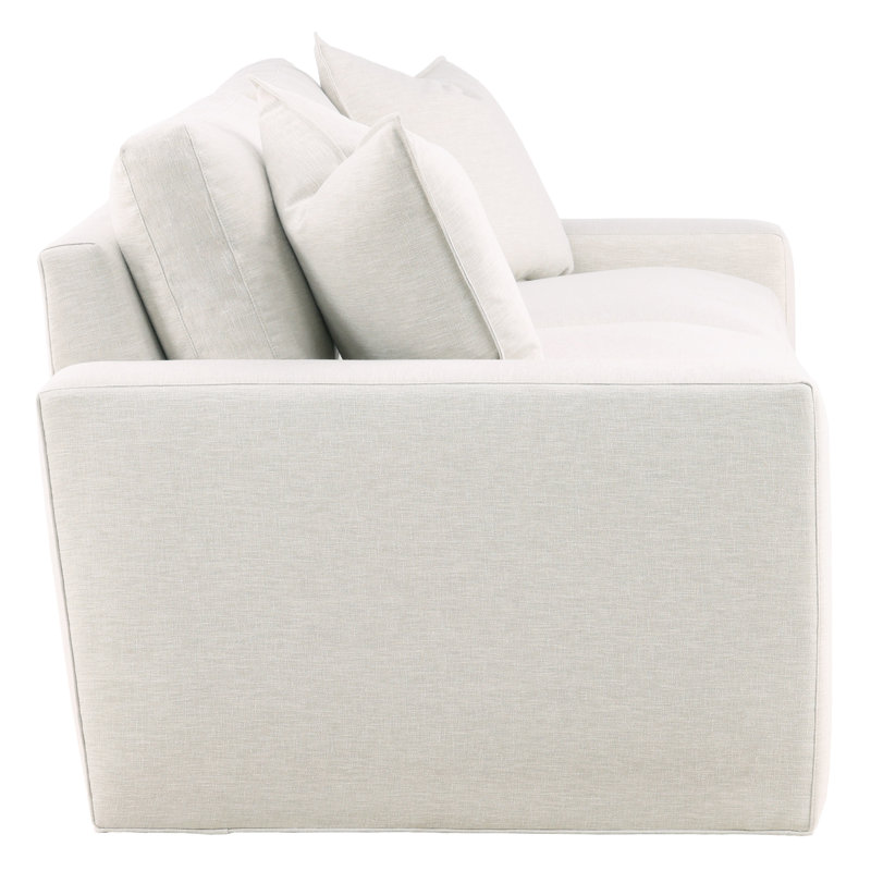 Claremont Base To Floor Sofa, Worthy Snow