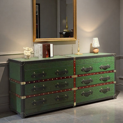 green emerald velvet dress Horizon 6 Drawer Dresser main image 0