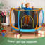 Trampoline pour enfants GVDV 55 po, mini trampoline pour tout-petits avec enceinte-125428483