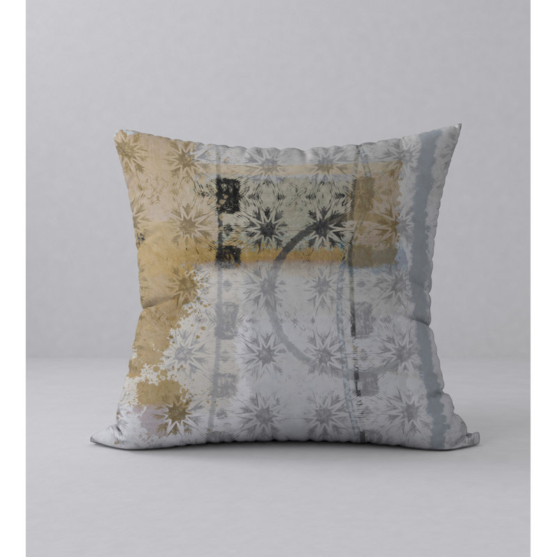Magnifique housse de coussin carrée brillante et insert, 18" x 18"