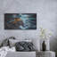 «Night Storm On Coast» par Rey Klimt, art mural en métal, 48 po x 24 po