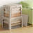 3Pack Clothes Storage Bins - Oxford Frame Storage Box Foldable Stackable Storage Organizer With 3 Openings Design, Metal Frame, Clear Window, Carry Handles (36L-15.7 * 11.8 * 11.8In, Beige)