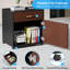 Trisca 70.8" W L-Shaped Executive Desk with Storage Cabinet-163630410