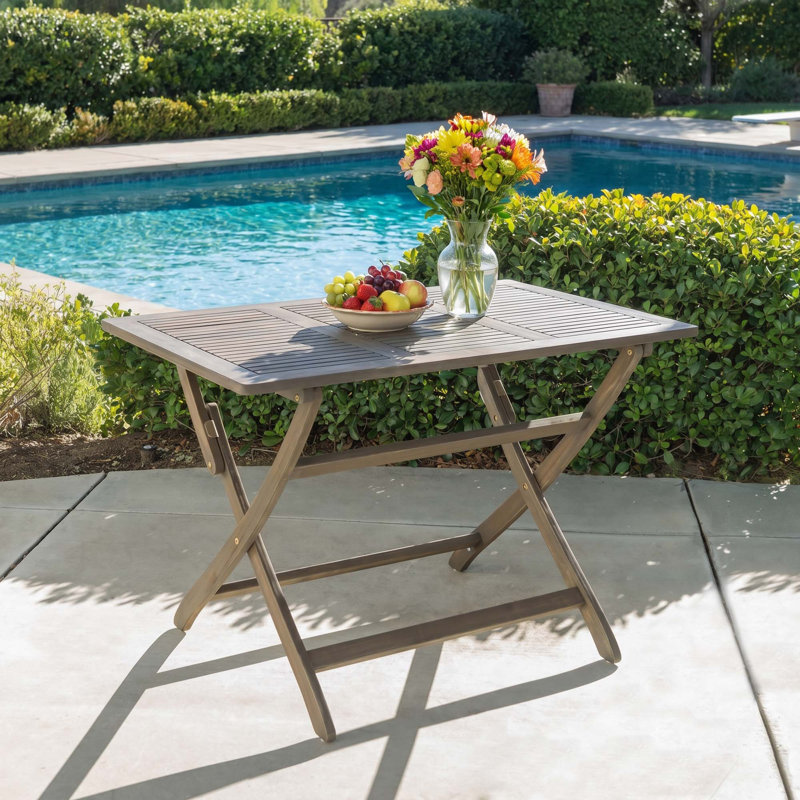 Table pliante 43,5 po, Grey