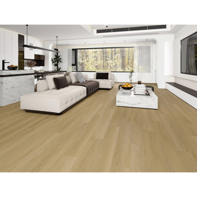 ONYX-PRO, 20 mil, Click-In SPC Flooring, 5mm Tierra, Tan