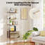 184cm H x 60cm W Metal Bookcase