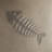 16'' MGO SIDE TABLE FISH PATTERN
