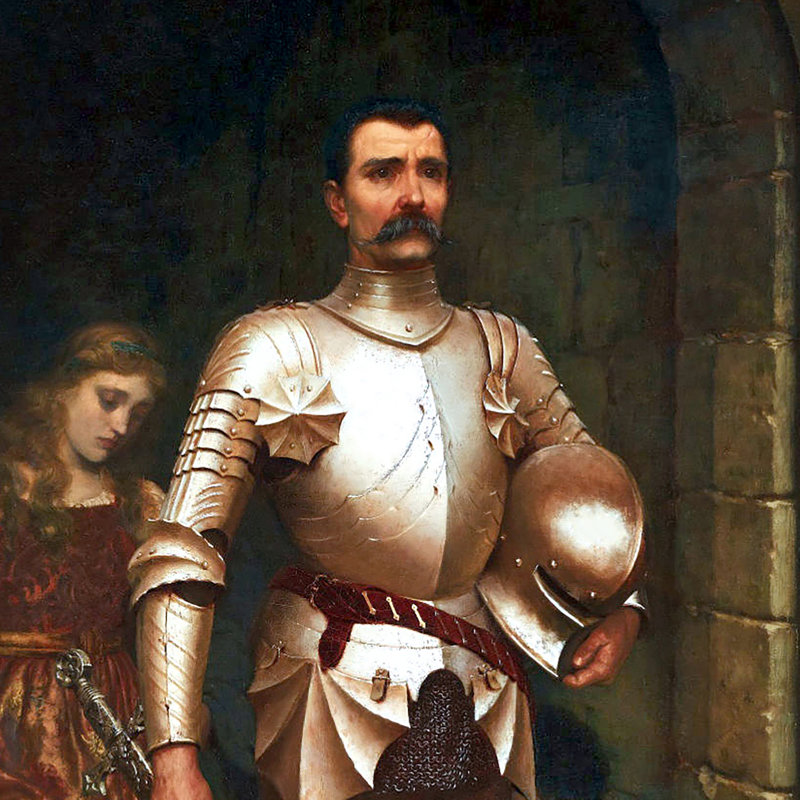 " Conquest Of The Knight " on, 56.25" H x 38.25" W