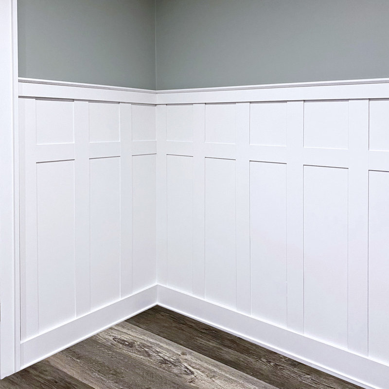Primed Board And Batten Wainscoting Kit