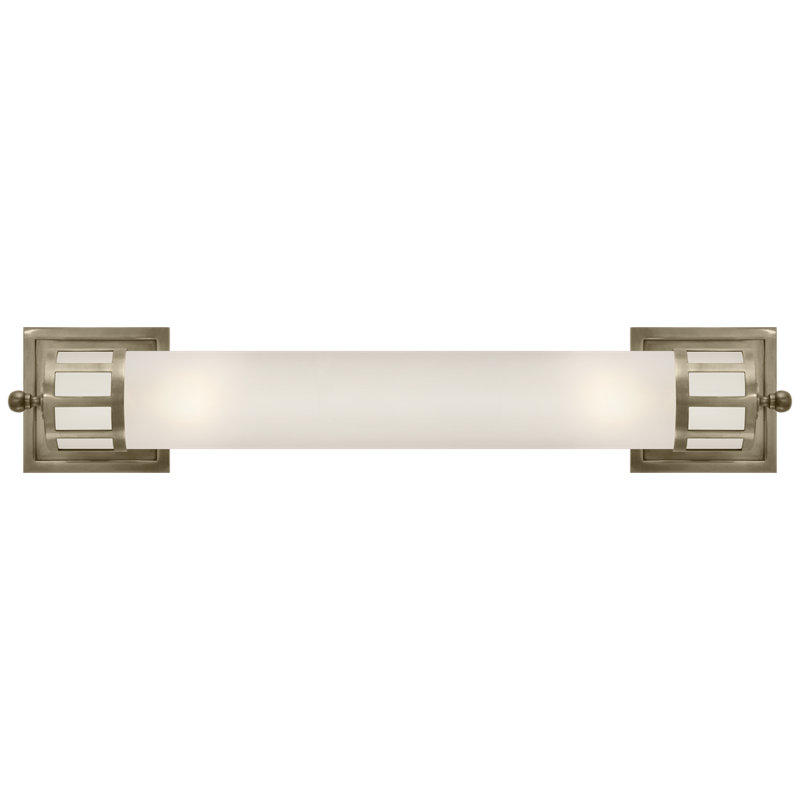 Openwork 2 - Light Bath Sconce, Antique Nickel