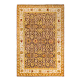 Classic One-of-a-Kind 6' 2" x 9' 2" Hand Knotted Area Rug