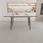 Ensemble de table de salle à manger et de chaises de 47 à 63 po à rallonge moderne en bois aggloméré