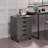Comacho 5-drawer Mobile Cabinet, Charcoal