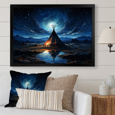 " Native Tipi Luminous Gateway To The Spirit I "
