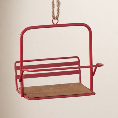 Ski Lift Hanging Figurine Ornament